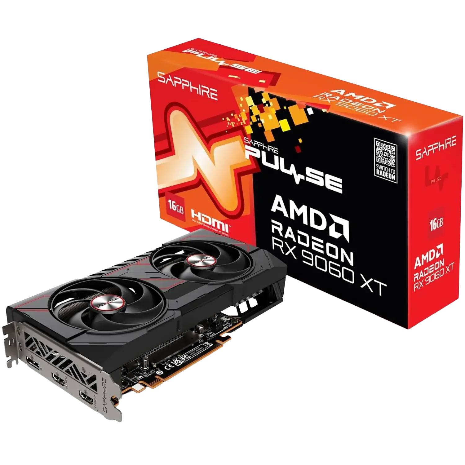 Sapphire Pulse RX 9070 XT 16GB Gaming OC Graphics Card