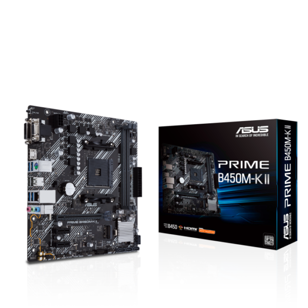 ASUS PRIME B450M-K II AM4 Motherboard