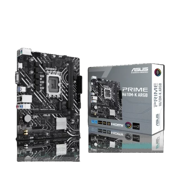 ASUS PRIME H610M-K ARGB D5 micro-ATX motherboard