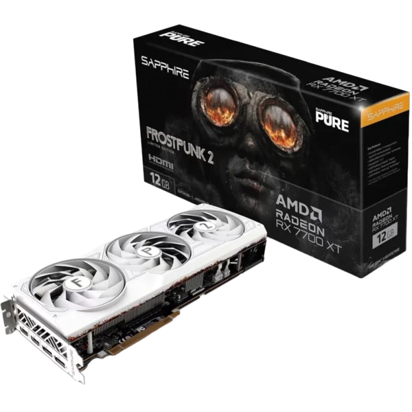 SAPPHIRE PURE RX 7700XT FROSTPUNK 2 EDITION 12GB Graphic Card