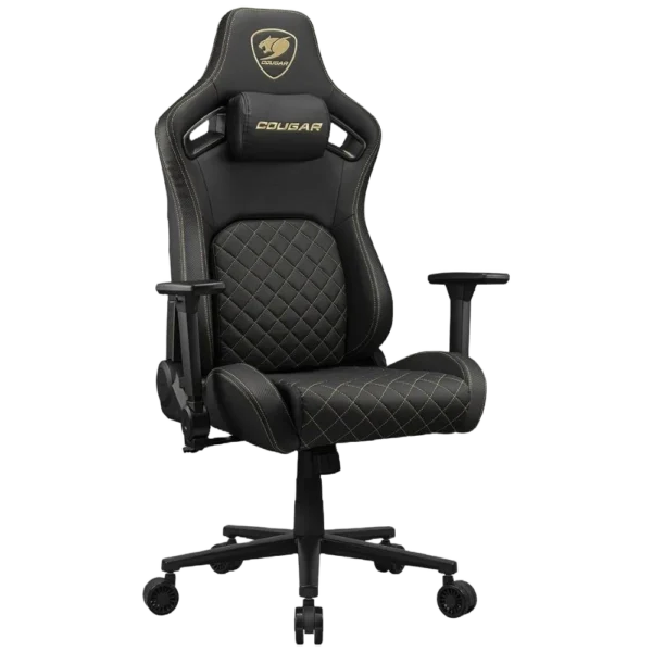 Cougar Defensor Ergonomic Gaming Chair - Black/Gold