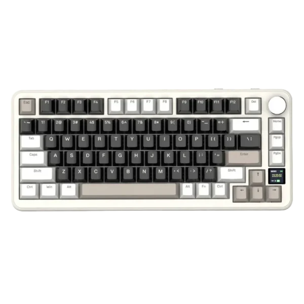 ATTACK SHARK X85PRO Tri-mode Mechanical Keyboard - Cheese White