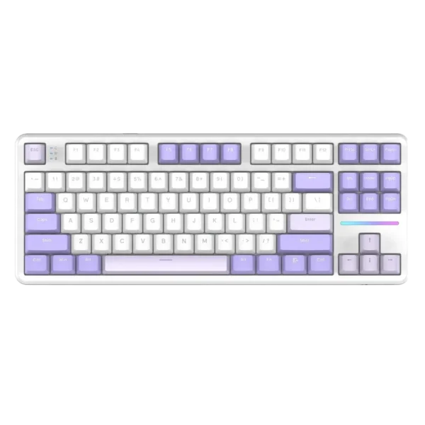 ATTACK SHARK X87 Tri-mode Mechanical Keyboard - Twilight Purple