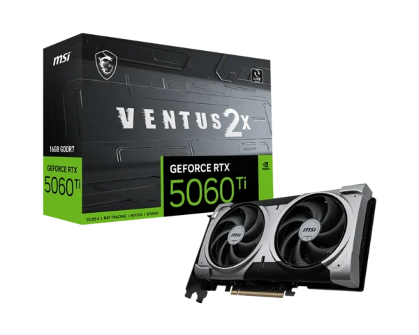 MSI GeForce RTX 5060 Ti 16G VENTUS 2X PLUS Graphic Card