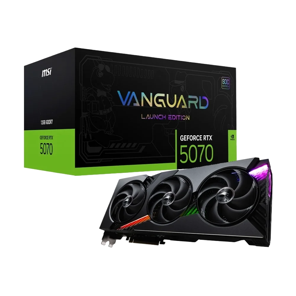 MSI GeForce RTX 5070 12GB VANGUARD SOC Graphic Card