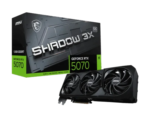 MSI GeForce RTX 5070 Shadow 3X OC 12GB Graphics Card