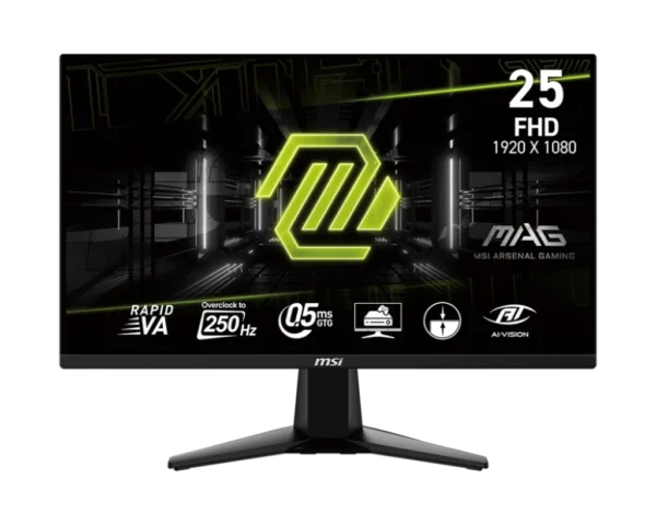 MSI MAG 255XFV 25" FHD 250Hz Rapid VA Gaming Monitor