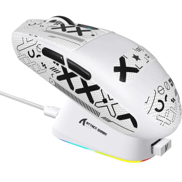 Attack Shark G3 Pro Wireless Gaming Mouse - White
