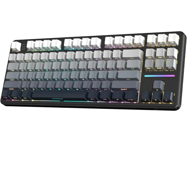 Attack Shark X87 Wireless Mechanical Keyboard - Moon Light