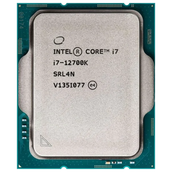 Intel Core i7 12700K 12 Cores - 20 Threads Processor (Tray)