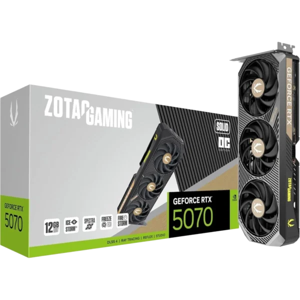 Zotac Gaming GeForce RTX 5070 Solid OC 12GB Graphic Card