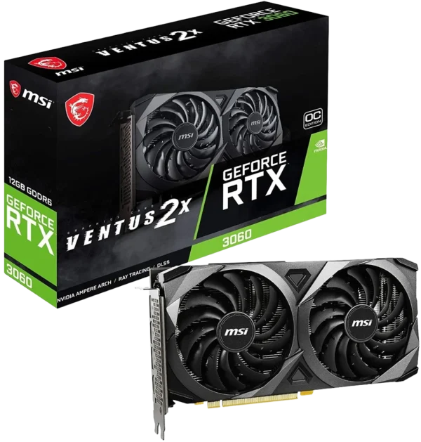 MSI GeForce RTX 3060 Ventus 2X OC 12GB Graphics Card