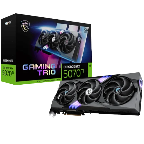 MSI GeForce RTX 5070 Ti 16GB GAMING TRIO OC Graphics Card
