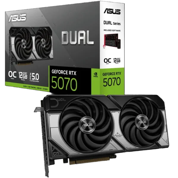 Asus Dual GeForce RTX 5070 12GB GDDR7 OC Edition Graphics Card