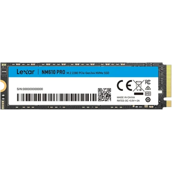 Lexar NM610 PRO 500GB Gen3 M.2 NVMe SSD