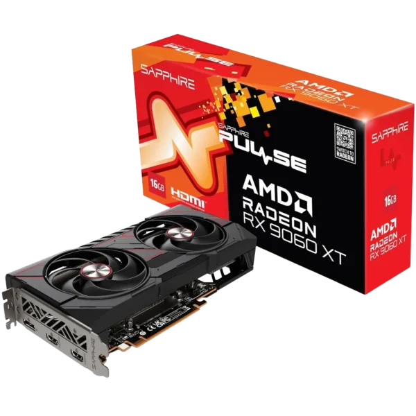 Sapphire Pulse AMD Radeon RX 9060 XT 16GB GDDR6 Graphics Card